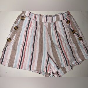 Altar’d State Striped Shorts, Women’s Size Small